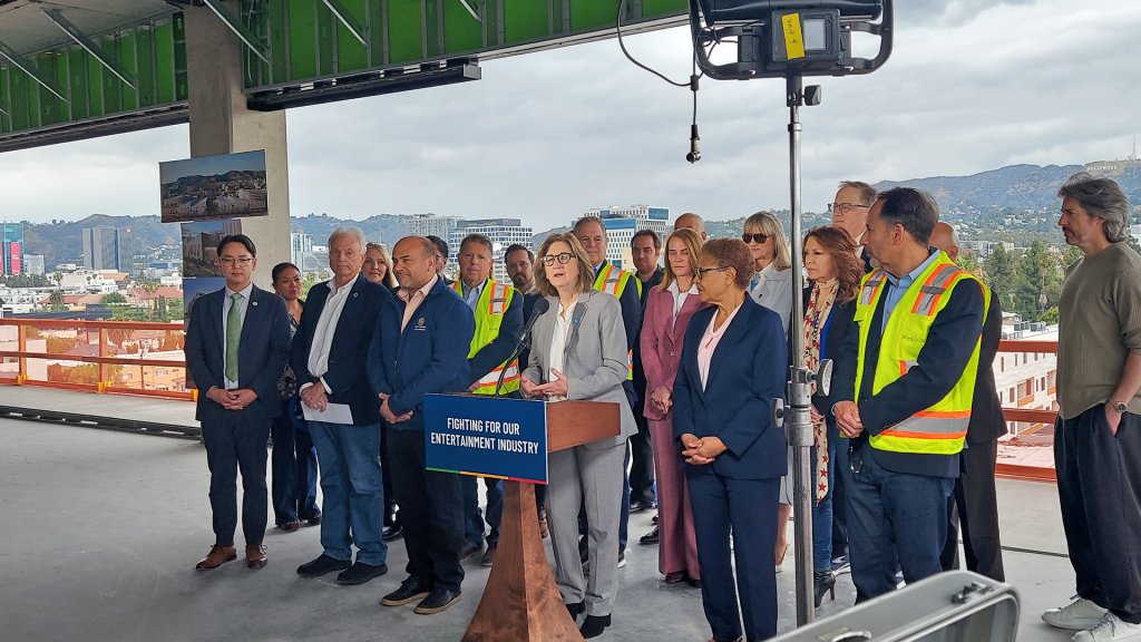 Denise of FilmLA announces Low Impact Film Permit Pilot Program with City of LA