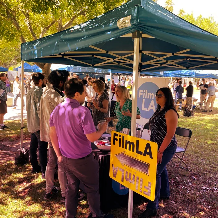 FilmLA Outreach team at a community event