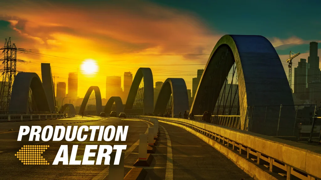 Sixth Street Bridge Production Alert
